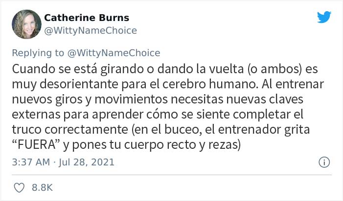 Simone Biles mencionó los "twisties" como la razón de su retirada, y esta gimnasta explica lo que significa
