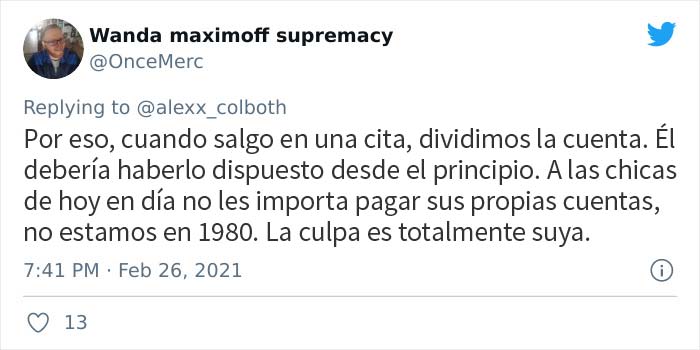 Este chico exigió a una chica que le devolviera 35$ después de que sus citas no llegaran a nada