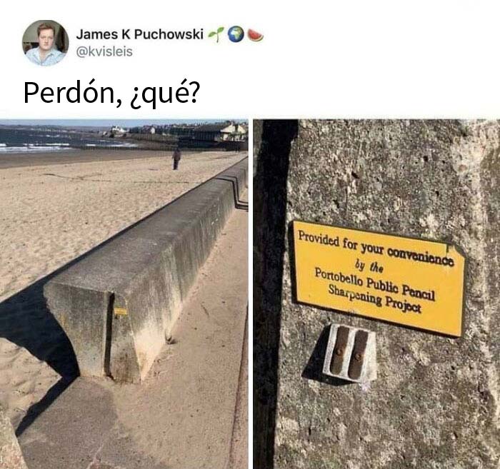 Proporcionado para tu comodidad por el Proyecto público Portobello de sacar punta a los lápices