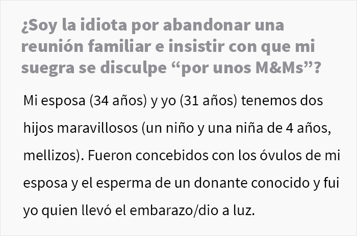 Esta suegra le falta el respeto a su nuera lesbiana, la desautoriza frente a sus hijos y termina diciéndole: “Ni siquiera son tus niños”
