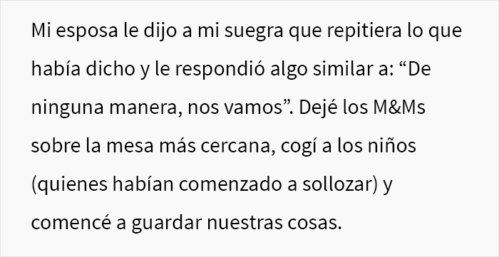 Esta suegra le falta el respeto a su nuera lesbiana, la desautoriza frente a sus hijos y termina diciéndole: “Ni siquiera son tus niños”
