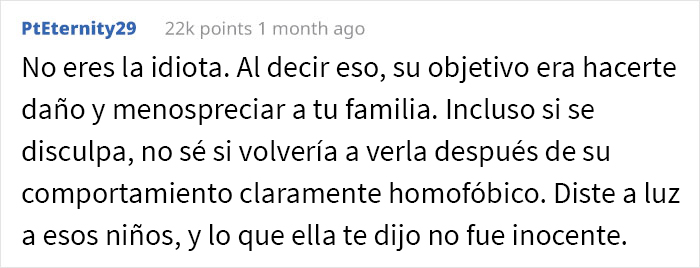 Esta suegra le falta el respeto a su nuera lesbiana, la desautoriza frente a sus hijos y termina diciéndole: “Ni siquiera son tus niños”