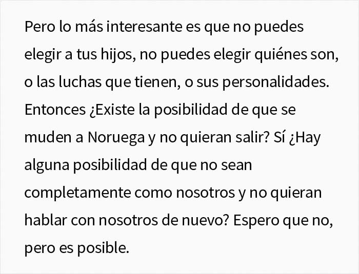 "Un niño es un compañero de piso que no paga nada": Una madre se hace viral por explicar que los niños "no le deben nada a sus padres"