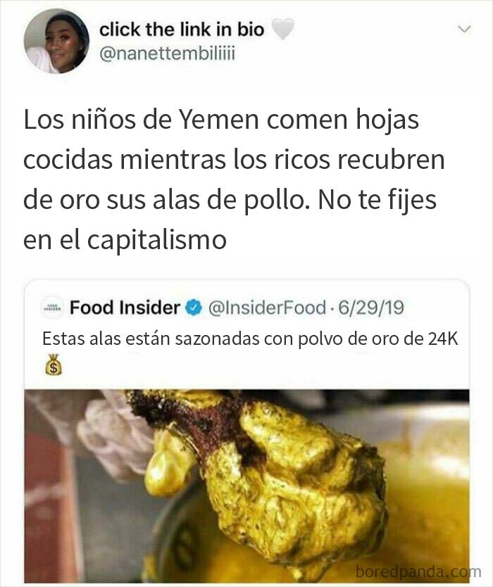 Mmm comida de oro