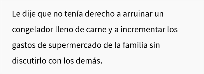 Este padre hace que su hijo vegetariano tenga que lidiar con un congelador lleno de carne podrida que el hijo desconectó a propósito para echarla perder