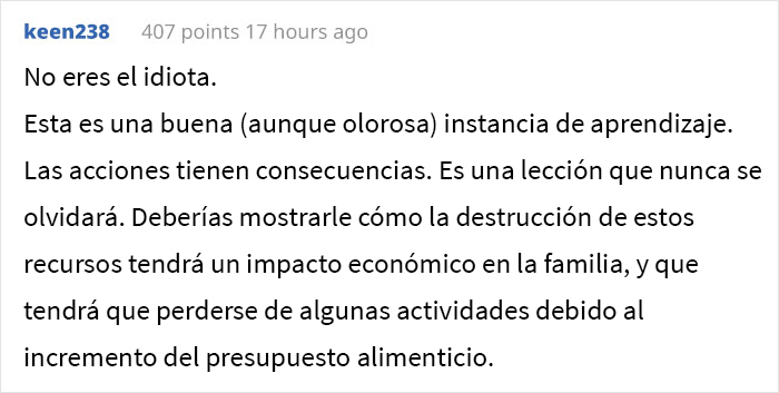 Este padre hace que su hijo vegetariano tenga que lidiar con un congelador lleno de carne podrida que el hijo desconectó a propósito para echarla perder