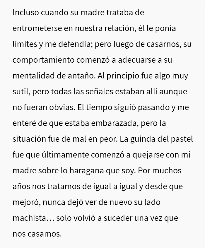 Esta mujer embarazada es acusada de no cumplir con sus “deberes conyugales” y causa un drama familiar