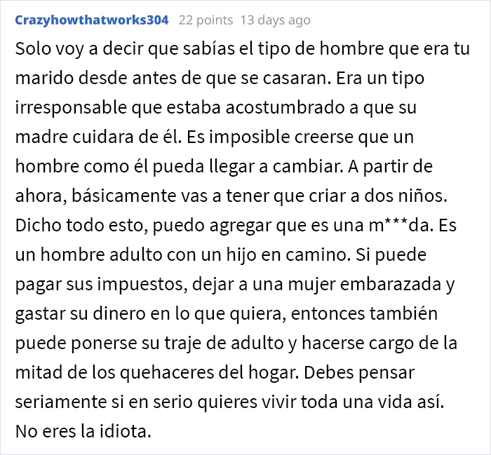 Esta mujer embarazada es acusada de no cumplir con sus “deberes conyugales” y causa un drama familiar