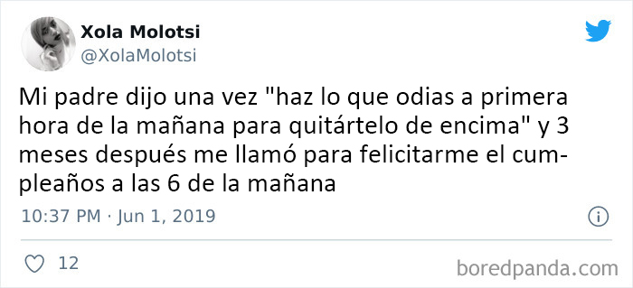 Eso es lo que dijo