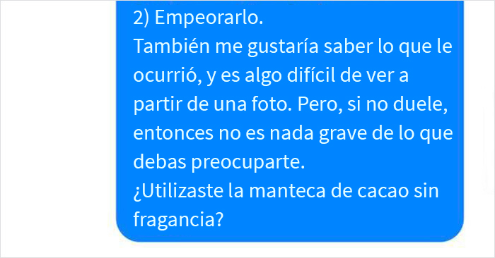 Este salón de tatuajes compartió una conversación con un cliente que no siguió las instrucciones por hacer lo que su padre decía