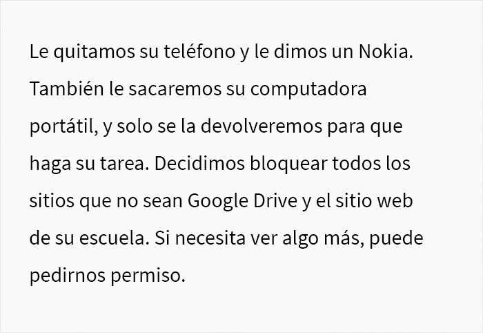 Las opiniones de la gente están divididas por el castigo que estos padres impusieron a su hija, obsesionada con TikTok, luego de que una “broma” haya salido mal
