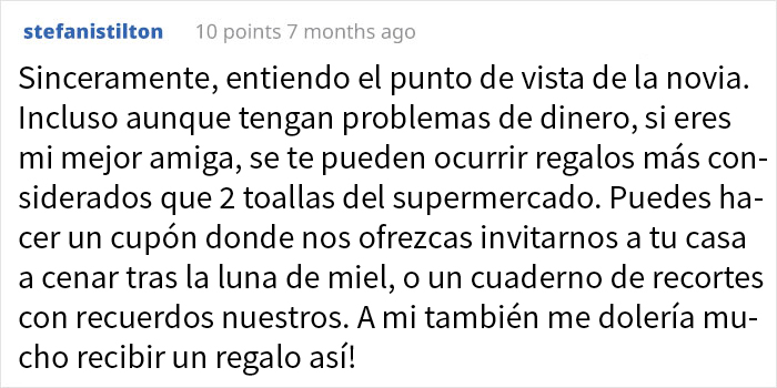 Esta novia "bridezilla" intenta avergonzar a una invitada por un regalo de boda de 10$, pero quien resulta humillada es ella