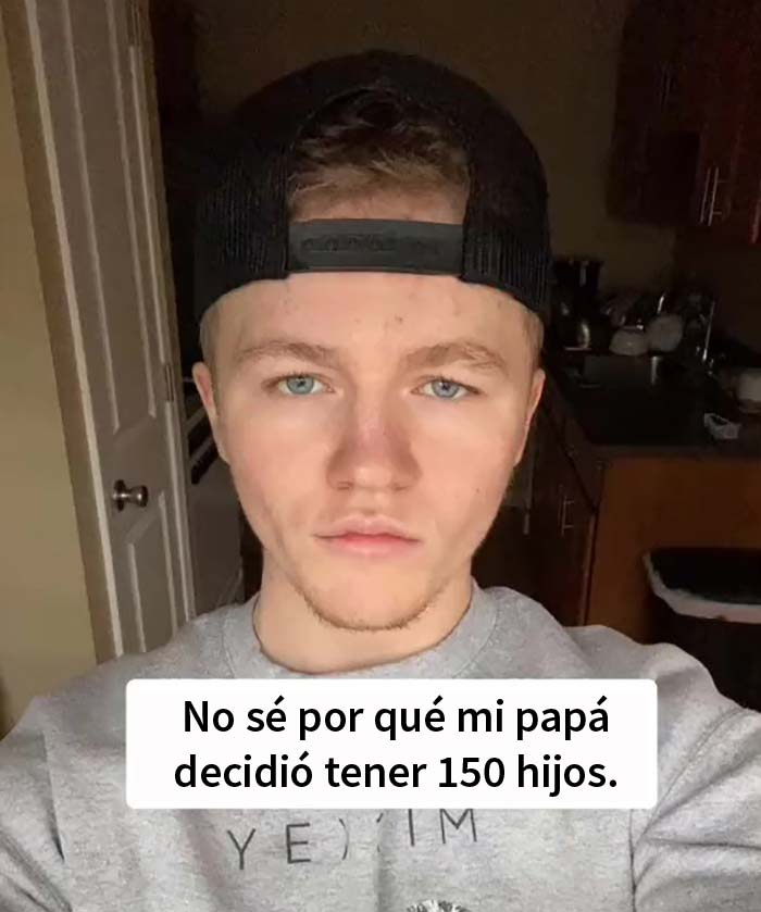 Este chico comparte cómo es vivir con 27 madres y 150 hermanos