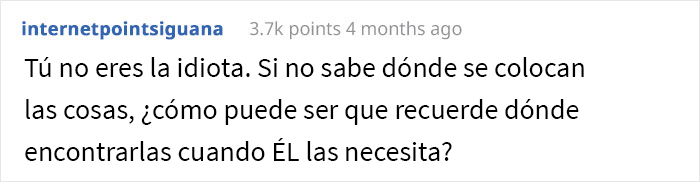 Esta mujer dejó de limpiar para enseñarle una lección a su novio, y él se molestó al instante
