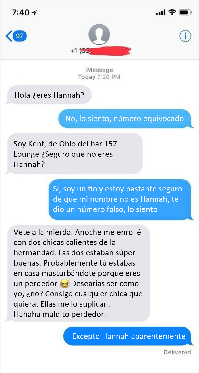 Número equivocado