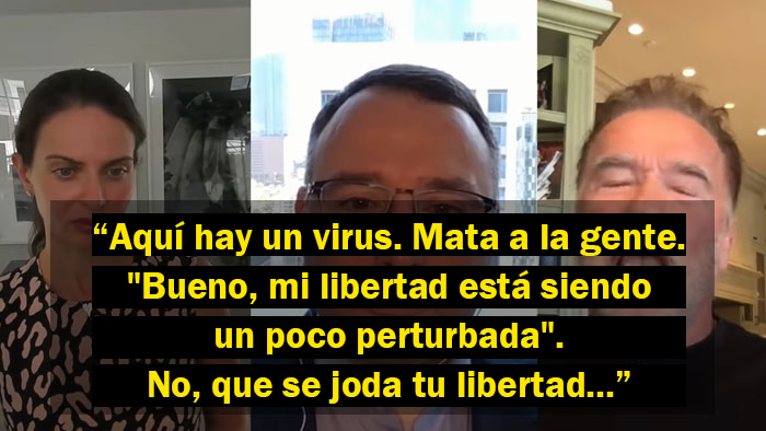 Arnold Schwarzenegger acalla a los antimascarillas con esta analogía y explica qué es la "verdadera libertad"