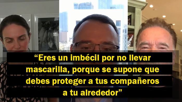 Arnold Schwarzenegger acalla a los antimascarillas con esta analogía y explica qué es la "verdadera libertad"