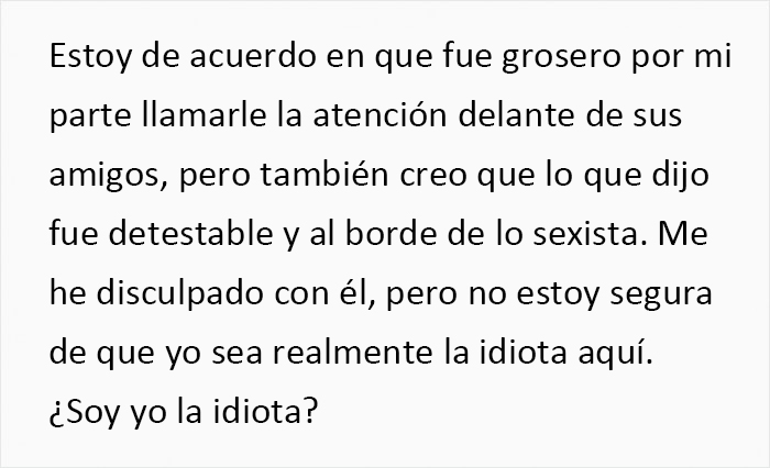 Esta mujer insulta a su novio obeso después de que éste hiciera comentarios sexistas y gordofóbicos sobre otras mujeres