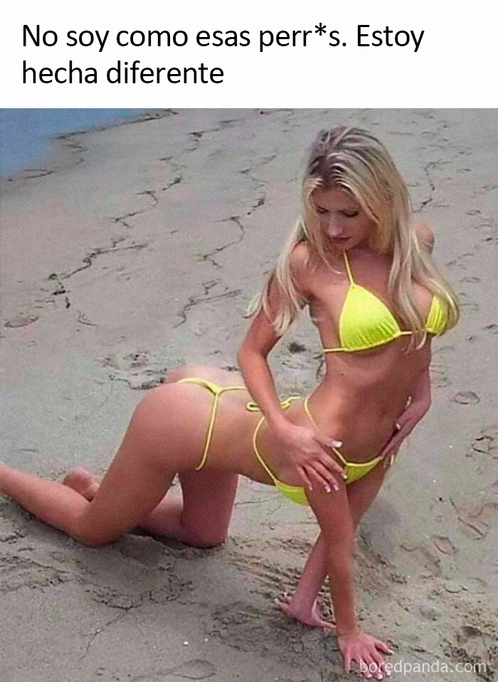 Definitivamente no es como esas perr*s falsas