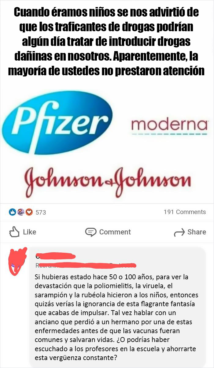 Los antivacunas creen que las vacunas son medicamentos peligrosos