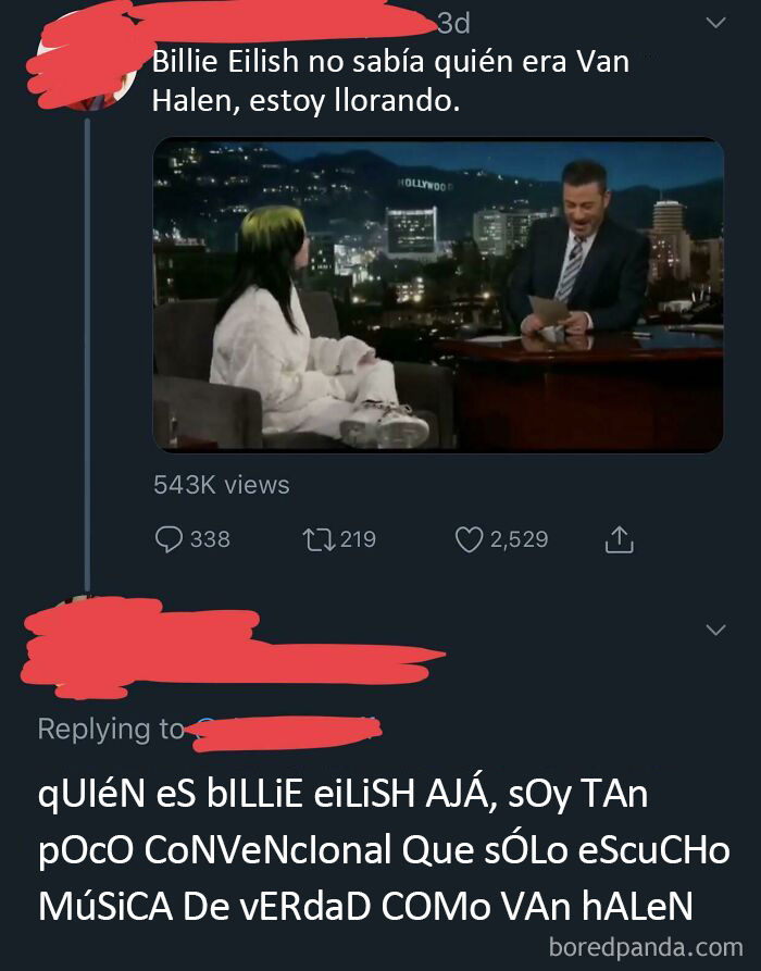 Una chica de 17 años no sabe quién es Van Halen, impactante