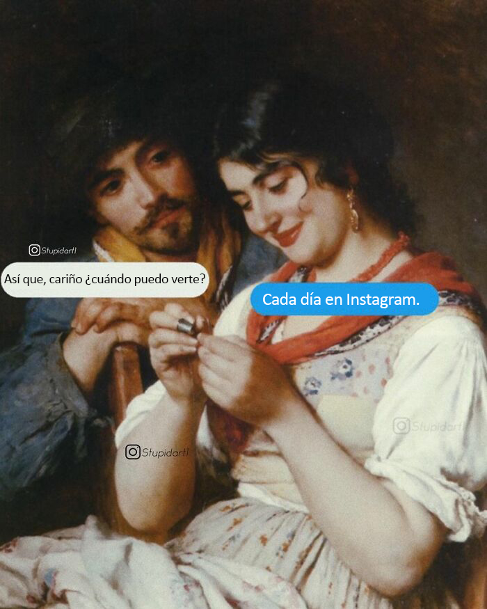 Artist Gives Captions To Paintings, And It’s Somewhat Deep And Funny (30 Pics)