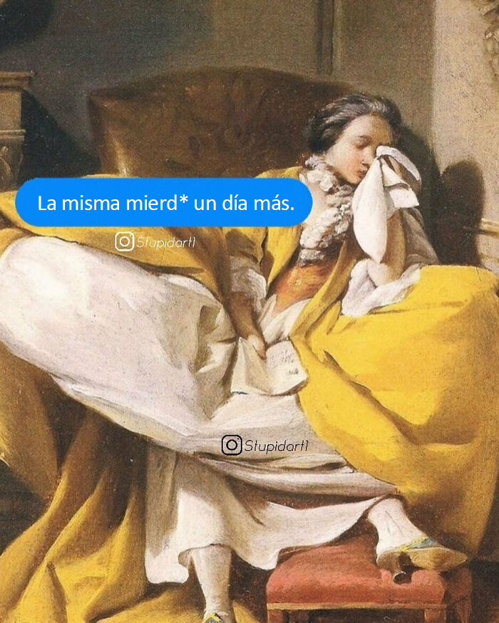 Artist Gives Captions To Paintings, And It’s Somewhat Deep And Funny (30 Pics)