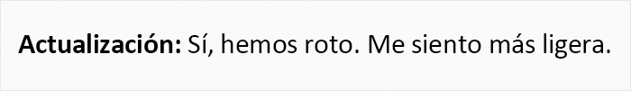 Esta mujer insulta a su novio obeso después de que éste hiciera comentarios sexistas y gordofóbicos sobre otras mujeres