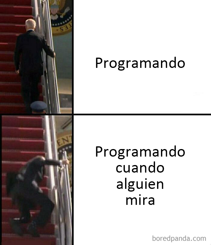 Cuando alguien me ve programar