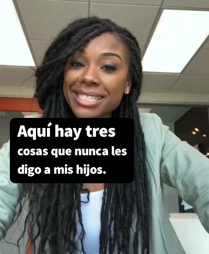 Esta mamá en TikTok compartió 3 cosas que nunca dice a sus hijos y se volvió viral con 4,2 millones de visitas