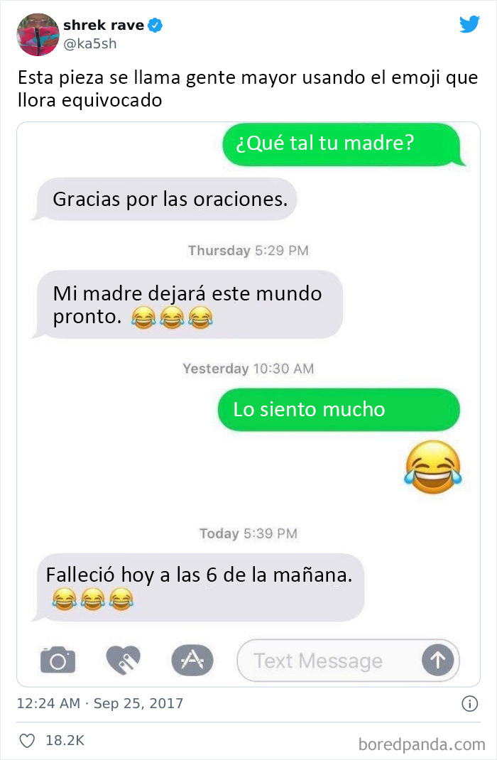 Emoji equivocado