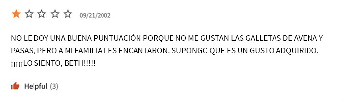 “Perdona, Beth, pero yo no como esta m****a”
