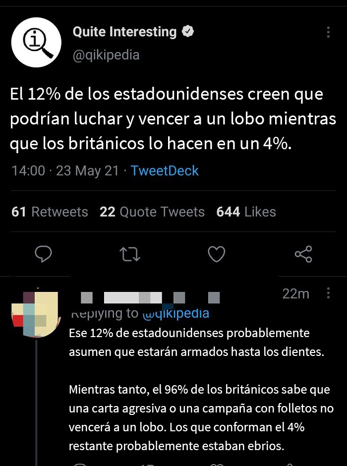 ¿Quién en su sano juicio lucharía contra un lobo?