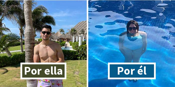 30 Comparaciones de fotos muy divertidas hechas por las novias vs. por los novios