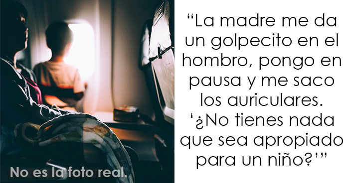 Esta madre prepotente le exigió a otra pasajera del avión que entretuviera a su hijo de 7 años, pero esta se negó