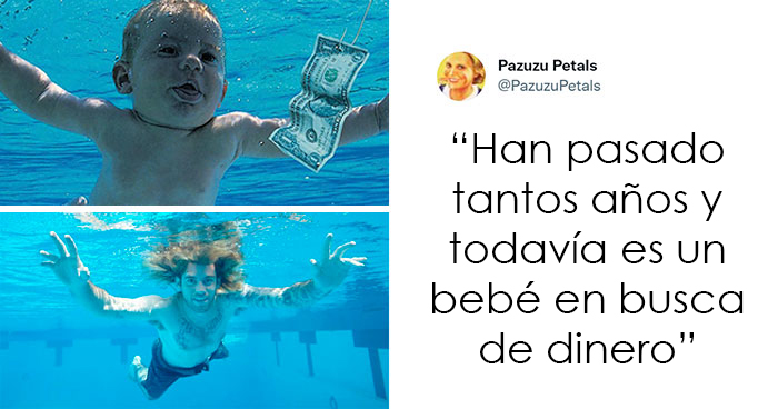 El bebé del “Nevermind” de Nirvana cumplió 30 años y decidió demandar a la banda por más de 2$ millones, así que la gente se burla de él