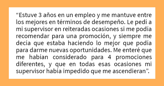 20 Personas comparten en este grupo sus intrigantes historias de cuando dijeron “al diablo con esto, renuncio”