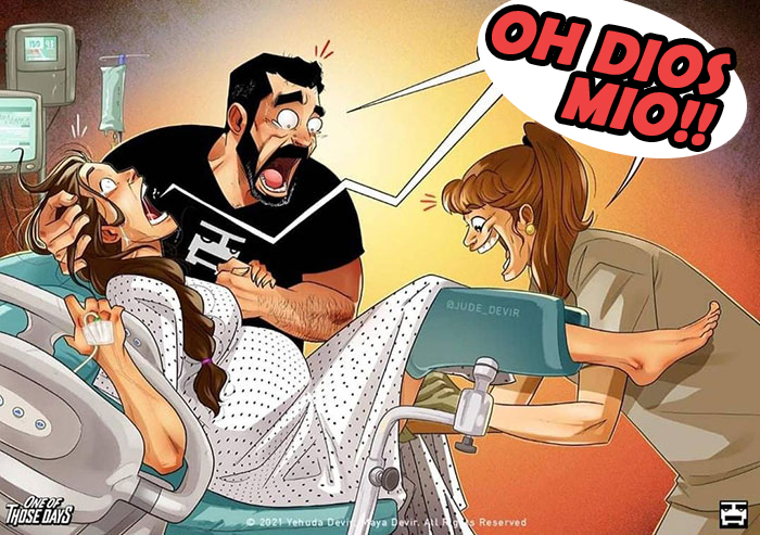 La familia Devir da la bienvenida a su hijo al mundo, y muestran cómo les va en 16 divertidos cómics