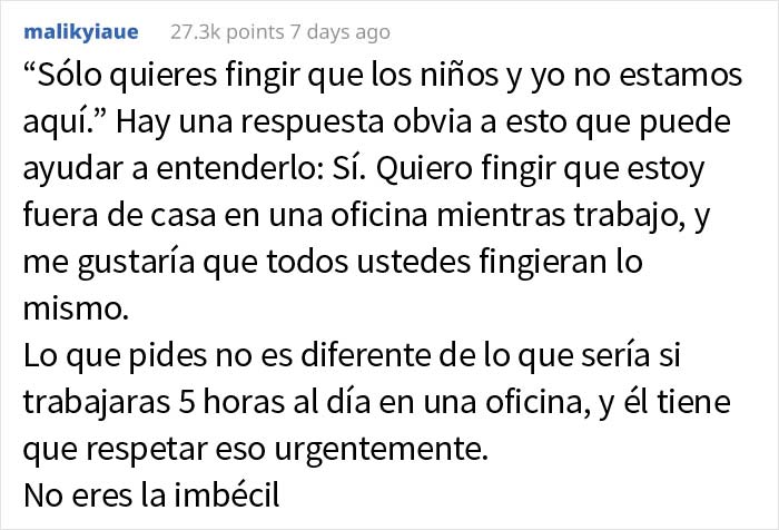 Este marido desempleado no deja de interrumpir con peticiones y tareas a su esposa mientras trabaja, así que ella instala una cerradura, desatando un drama familiar