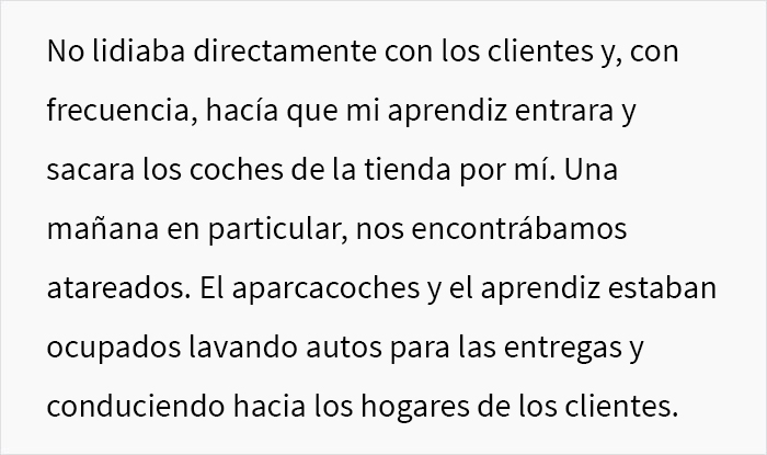 Este cliente acudió a un taller de reparación de automóviles y se puso en ridículo al decir que no quería que una “chica” tocara su coche