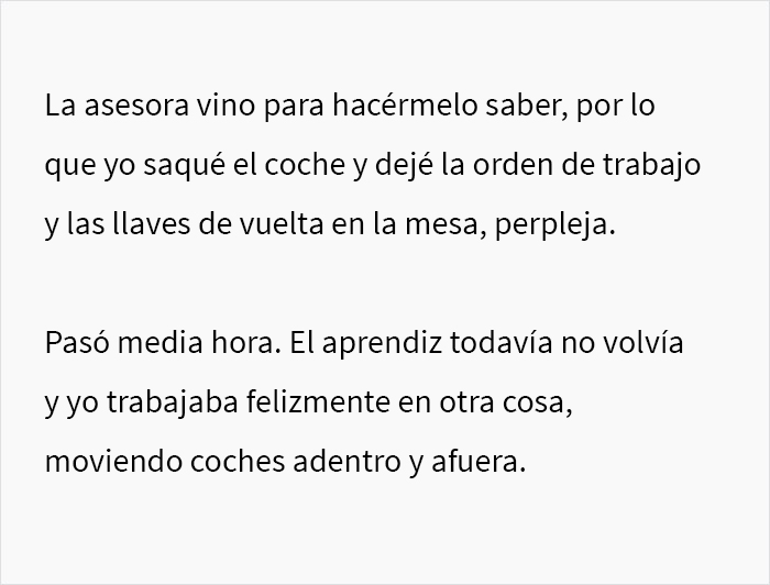Este cliente acudió a un taller de reparación de automóviles y se puso en ridículo al decir que no quería que una “chica” tocara su coche