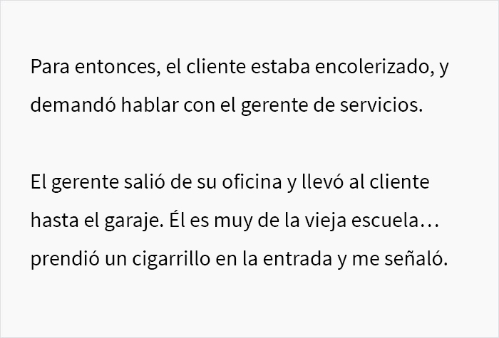 Este cliente acudió a un taller de reparación de automóviles y se puso en ridículo al decir que no quería que una “chica” tocara su coche