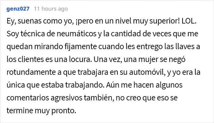 Este cliente acudió a un taller de reparación de automóviles y se puso en ridículo al decir que no quería que una “chica” tocara su coche