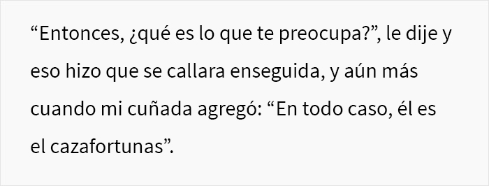 La suegra de esta mujer la presionó para que firmara un acuerdo prenupcial y ella acabó “avergonzando” a su futuro marido al anunciar que tiene mucho más dinero que él