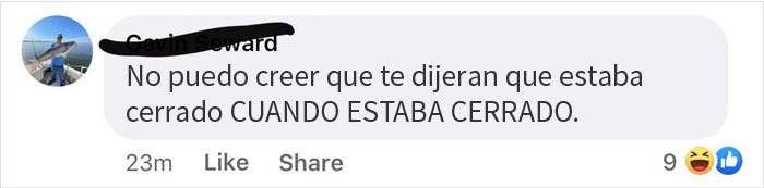 Esta 'Karen' se enfadó porque un restaurante de pueblo no la quiso atender tras la hora de cierre, y los vecinos se burlan de ella