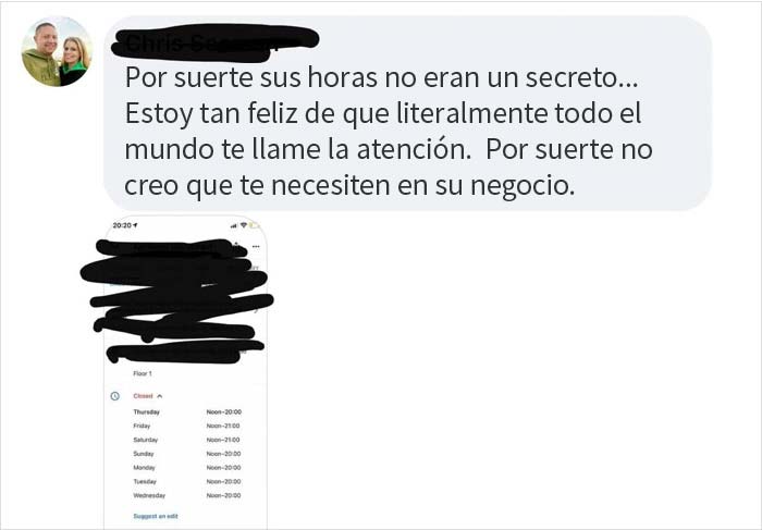 Esta 'Karen' se enfadó porque un restaurante de pueblo no la quiso atender tras la hora de cierre, y los vecinos se burlan de ella