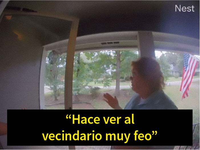 Esta Karen amargada se siente provocada por una bandera de Tigger que tiene su vecina y se vuelve viral en TikTok