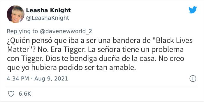 Esta Karen amargada se siente provocada por una bandera de Tigger que tiene su vecina y se vuelve viral en TikTok