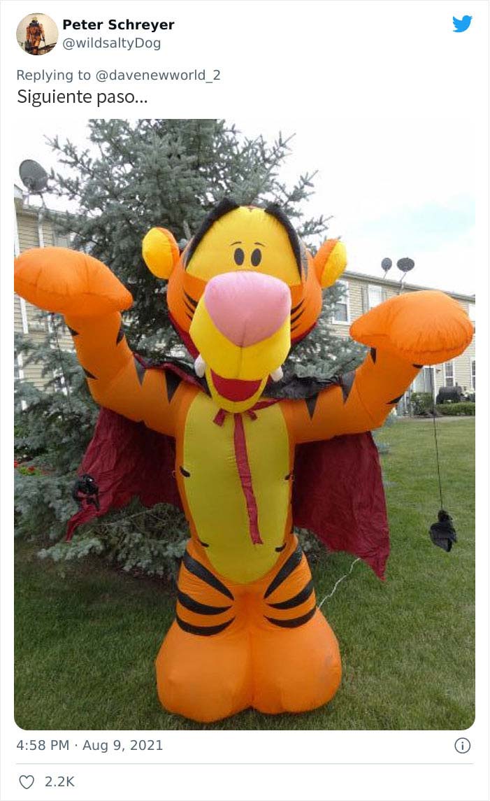 Esta Karen amargada se siente provocada por una bandera de Tigger que tiene su vecina y se vuelve viral en TikTok