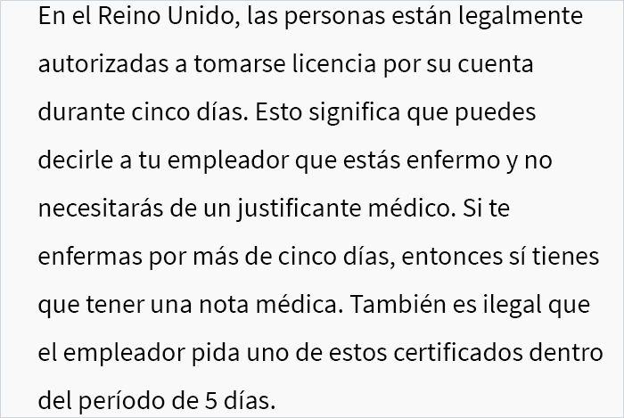Esta doctora escribió “una nota muy pasivo-agresiva” para darle a una empleada 2 semanas de baja laboral en lugar de 2 días, luego de que su gerente amenazara con despedirla